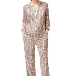 Dea Kudibal Blouses Kay Dots Latte Blouse Beige