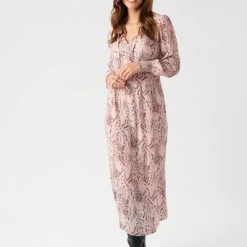 Dea Kudibal Maxi Jurken Gunver NS Dress Beige -Dea Kudibal Winkel 211085e231d1f3cdc773c742fdf2b8ca