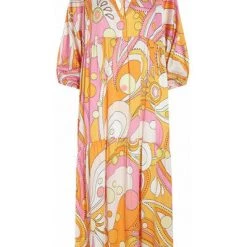 Dea Kudibal Maxi Jurken Harper Maxi Dress Orange
