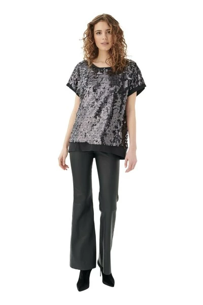 Dea Kudibal Shirts CHRISTA NS SEQUINS TOP Black 3 Dea Kudibal Shirts CHRISTA NS SEQUINS TOP Black