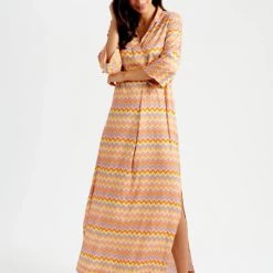 Dea Kudibal Maxi Jurken Helga (V) Dress Orange -Dea Kudibal Winkel 62680d2c662bfb9b1aa7ad33ca8ed4ff