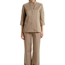 Dea Kudibal Longsleeve Shirts Aya NS (CO) Shirt Brown