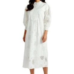 Dea Kudibal Casual Jurken Kelly NS (CO) Dress White