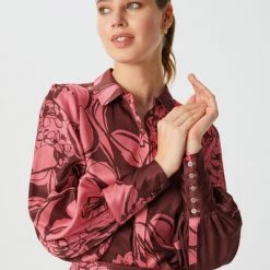 Dea Kudibal Blousejurken Micha Shirt Dress Pink -Dea Kudibal Winkel 79b470041e8d342e09962b5a8dcd7a52