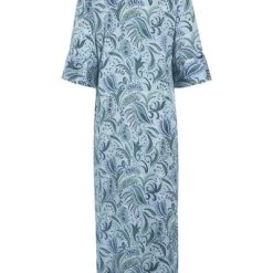 Dea Kudibal Maxi Jurken Helga Kimono Dress Blue -Dea Kudibal Winkel 85a0a666731d117af4998abcad510937