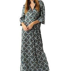 Dea Kudibal Maxi Jurken HELGA DRESS Blue