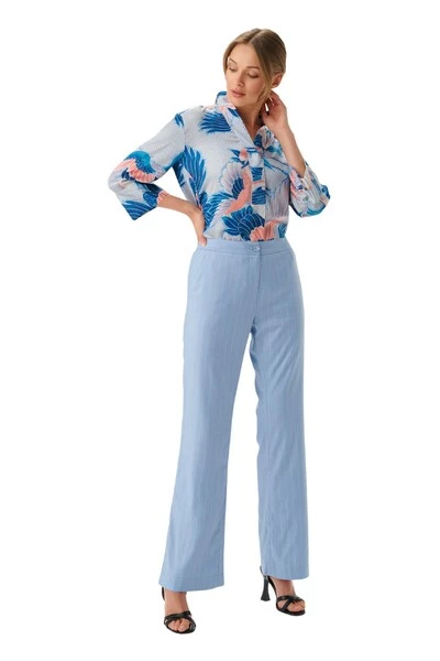 Dea Kudibal Wijde Broeken EMMA (T) Pants Blue 3 Dea Kudibal Wijde Broeken EMMA (T) Pants Blue