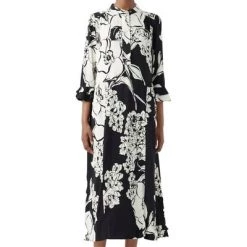 Dea Kudibal Maxi Jurken Rosanna (V) Dress Black