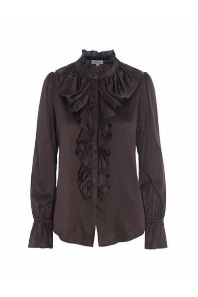 Dea Kudibal Blouses Shirts Brown 4 Dea Kudibal Blouses Shirts Brown - Afbeelding 2