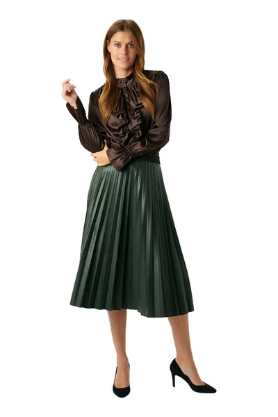 Dea Kudibal Midirokken AMELIA NS (PVC) Skirt Green 3 Dea Kudibal Midirokken AMELIA NS (PVC) Skirt Green