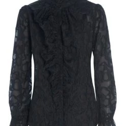 Blouses DEA KUDIBAL INGEBORG NS SHIRT WITH RUFFLE DETAILS - BLACK Black 11 Blouses DEA KUDIBAL INGEBORG NS SHIRT WITH RUFFLE DETAILS - BLACK Black -Dea Kudibal Winkel aa870cb1df5913cdc668131baf4ec625