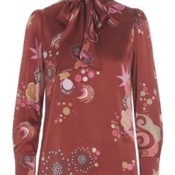 Blouses Dea Kudibal Elsa Blouse Sky Raspberry Red