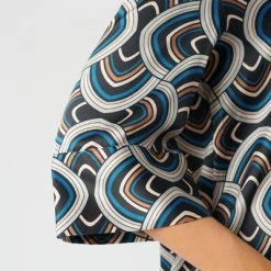 Dea Kudibal Maxi Jurken Helga Kimono Dress Blue